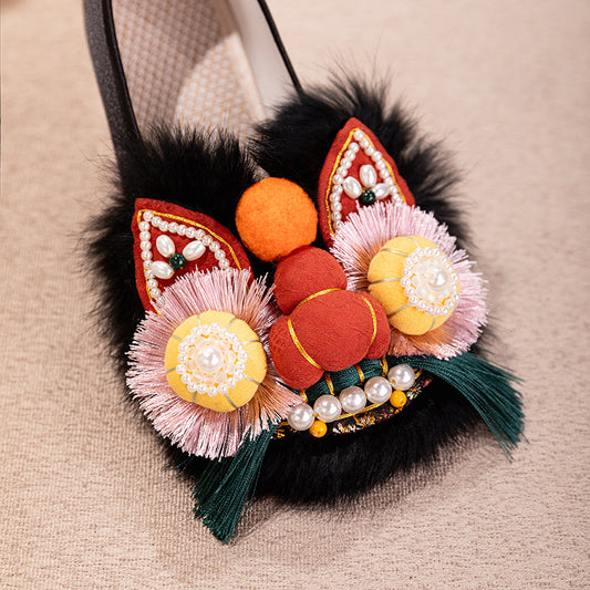 Shuyan · 2025 Embroidered Tiger Flats