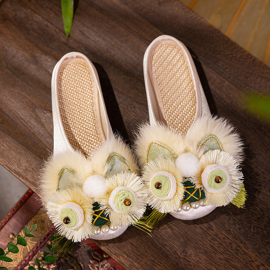 Wind Whisper · 2025 Embroidered Tiger Slippers