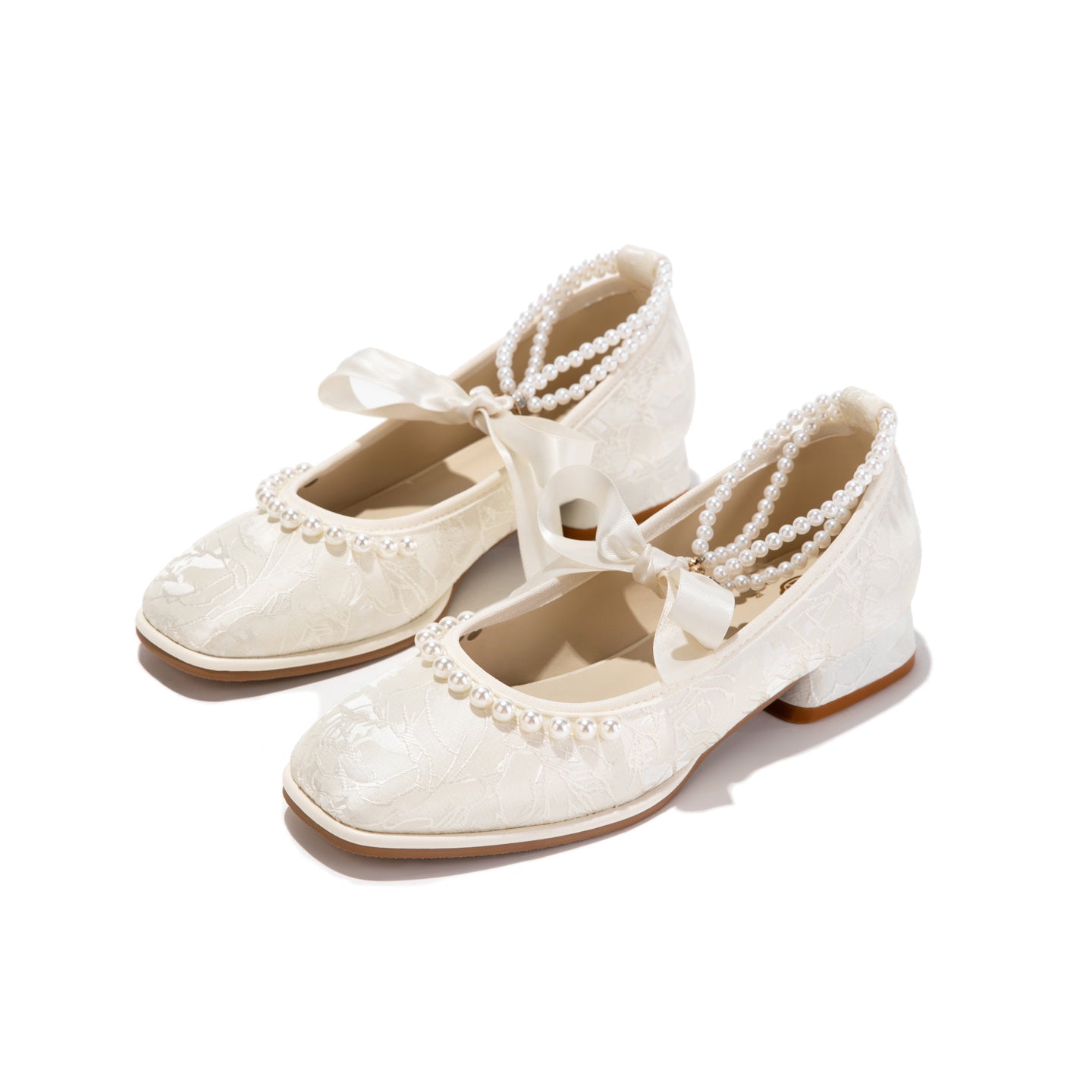 Ivory Pearl Wedding Shoes