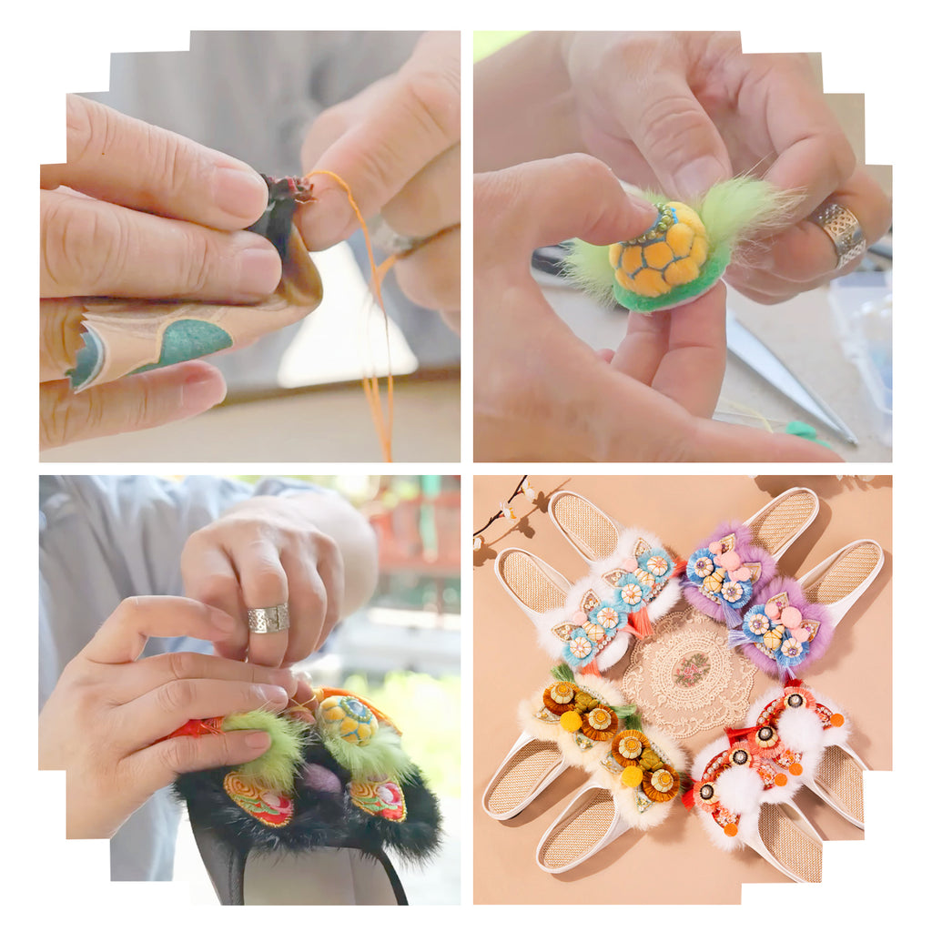 Tiger Spirit Shoes-Tiger of Freedom Handcrafted Intangible Cultural Heritage Embroidery