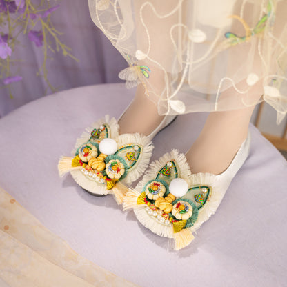 New Chinese-style Intangible Cultural Heritage Tiger Head Shoes - Women's Adult Edition