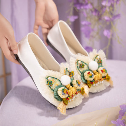 New Chinese-style Intangible Cultural Heritage Tiger Head Shoes - Women's Adult Edition