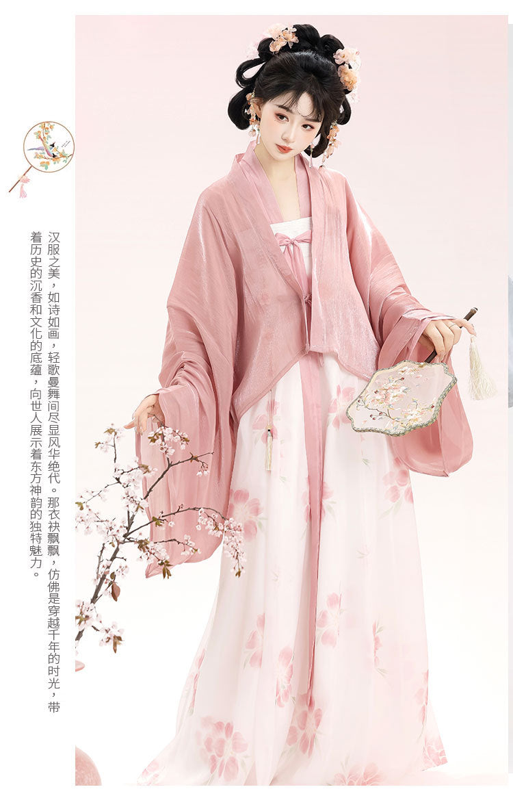 The Peach Blossom Spring: Tang Dynasty Hanfu Ensemble