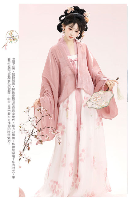 The Peach Blossom Spring: Tang Dynasty Hanfu Ensemble