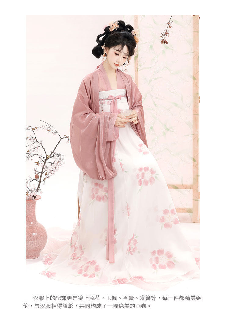 The Peach Blossom Spring: Tang Dynasty Hanfu Ensemble