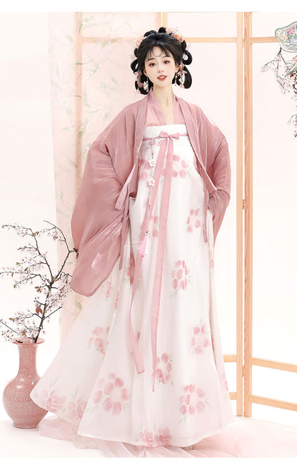 The Peach Blossom Spring: Tang Dynasty Hanfu Ensemble