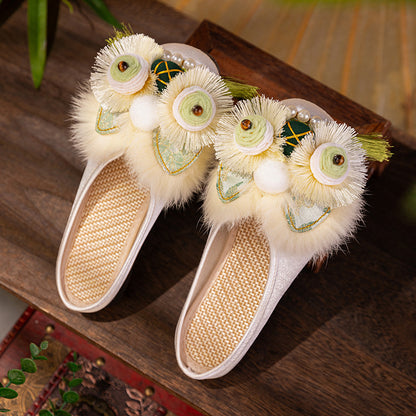 Wind Whisper · 2025 Embroidered Tiger Slippers