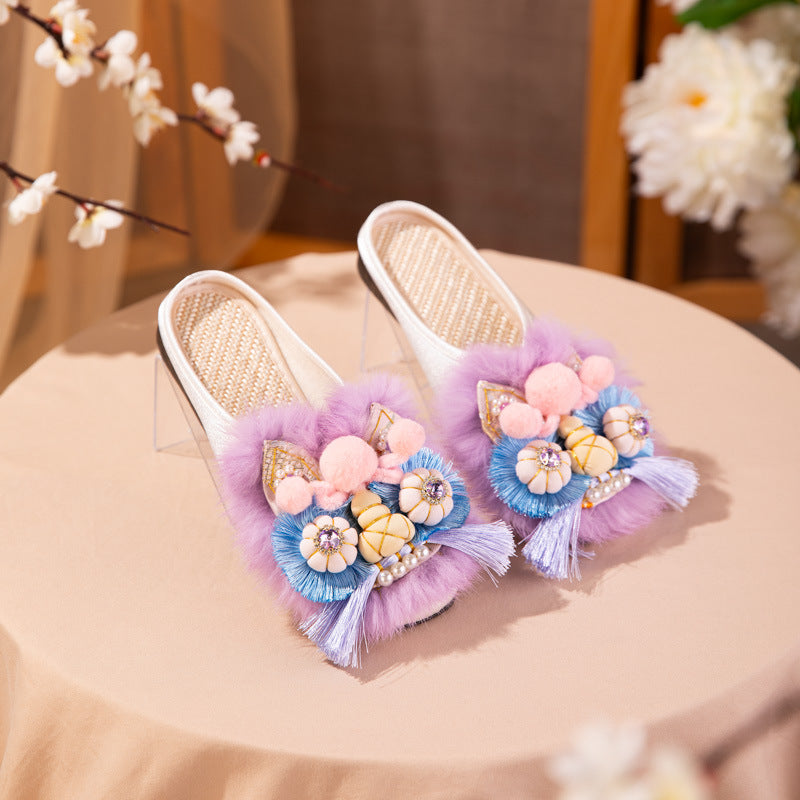 Zhiyou Embroidered Slippers · 2025 Spring-Summer Collection