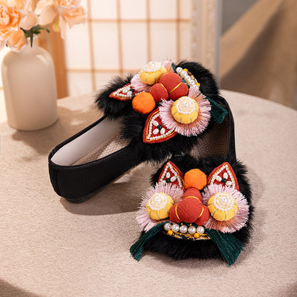 Shuyan · 2025 Embroidered Tiger Flats