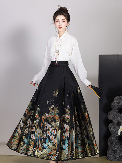 Butterfly Metamorphosis · 2025 Ming Style Ma Mian Skirt Set