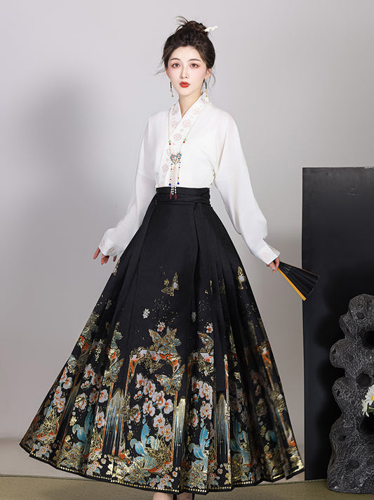 Butterfly Metamorphosis · 2025 Ming Style Ma Mian Skirt Set