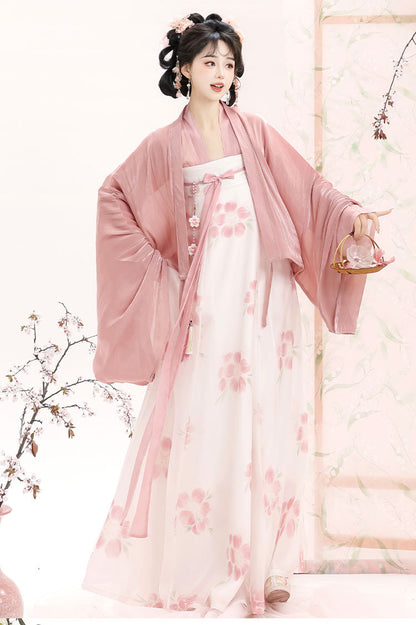 The Peach Blossom Spring: Tang Dynasty Hanfu Ensemble