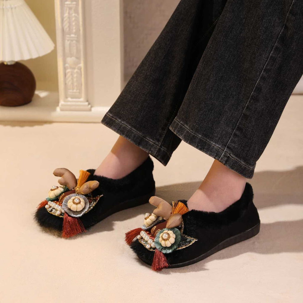 Tiger Spirit Shoes-Tiger of Courage Handcrafted Intangible Cultural Heritage Embroidery