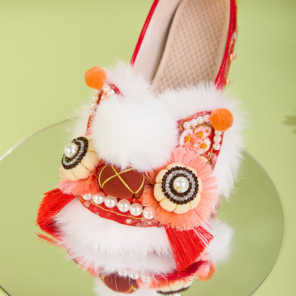 Awakening Lion Joy · 2025 Embroidered Tiger Flats