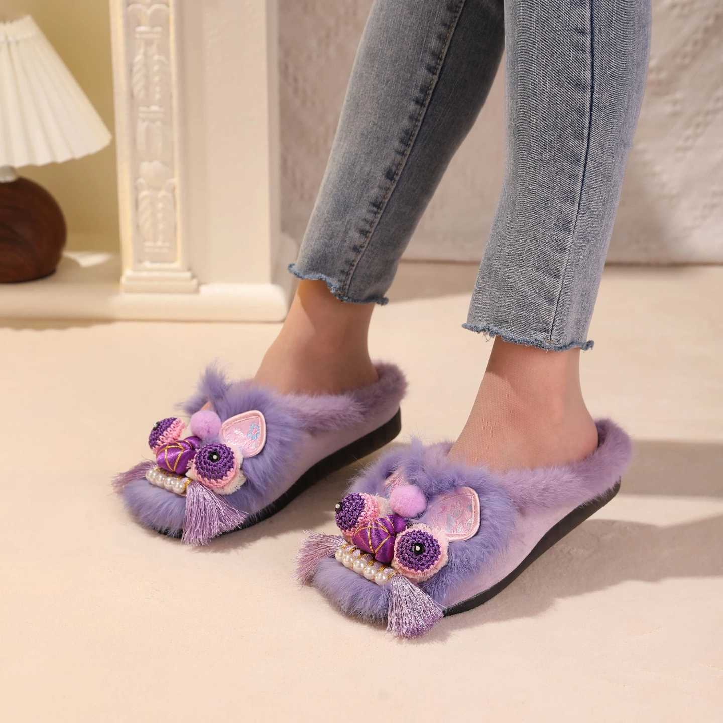 Tiger Spirit Shoes-Mystery Tiger Handcrafted Intangible Cultural Heritage Embroidery Women’s Shoes