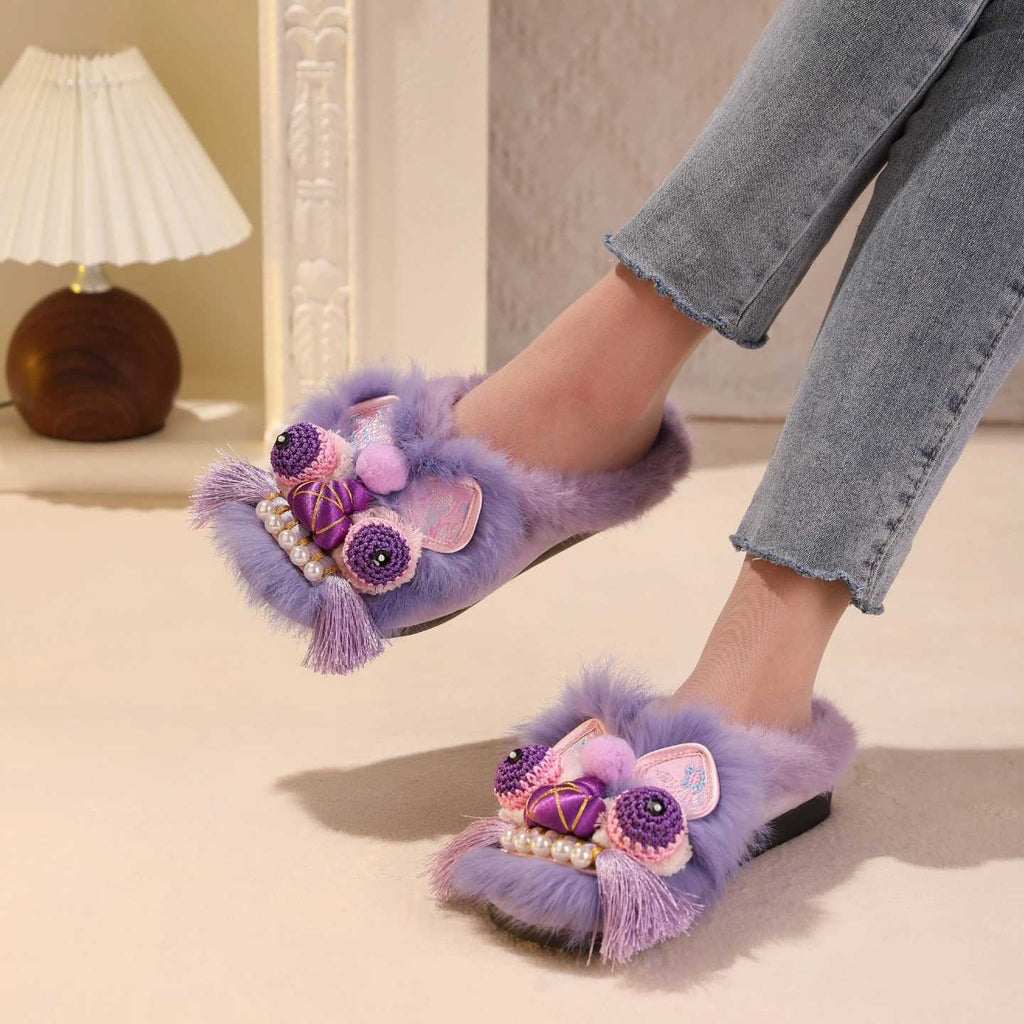 Tiger Spirit Shoes-Mystery Tiger Handcrafted Intangible Cultural Heritage Embroidery Women’s Shoes