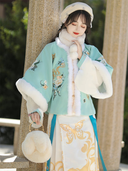 Golden Years · 2025 Ming Dynasty Inspired Winter Hanfu Set