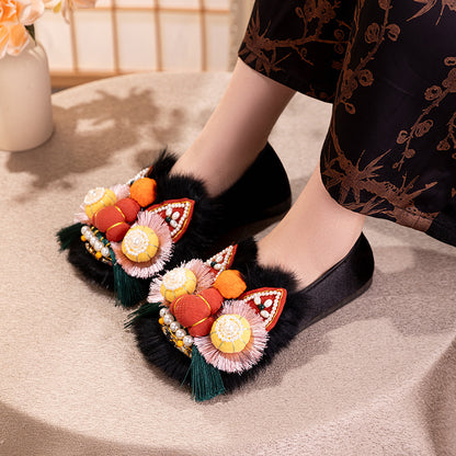 Shuyan · 2025 Embroidered Tiger Flats