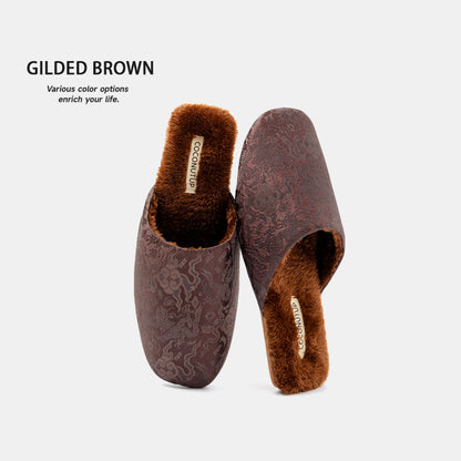 Chinese Elegance · 2025 Embroidered Satin Slippers