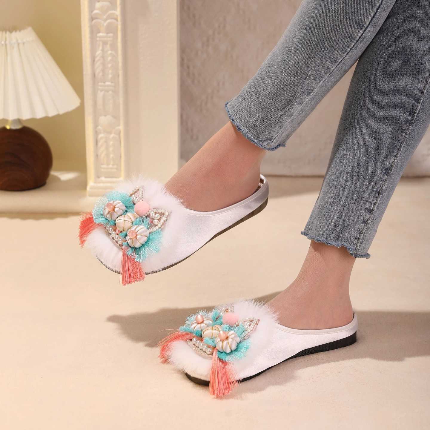 Tiger Spirit Shoes-Tiger of Joy Handcrafted Intangible Cultural Heritage Embroidery