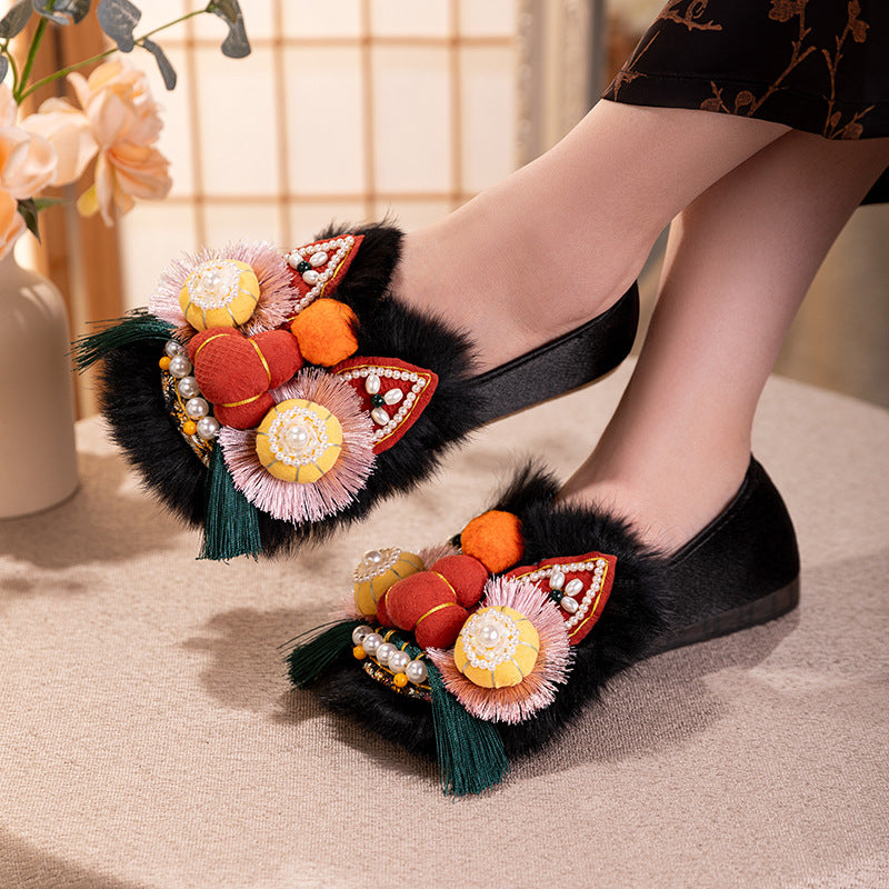 Shuyan · 2025 Embroidered Tiger Flats