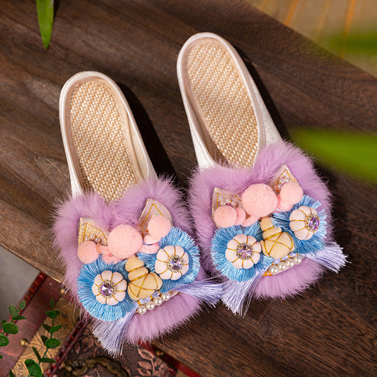 Zhiyou Embroidered Slippers · 2025 Spring-Summer Collection