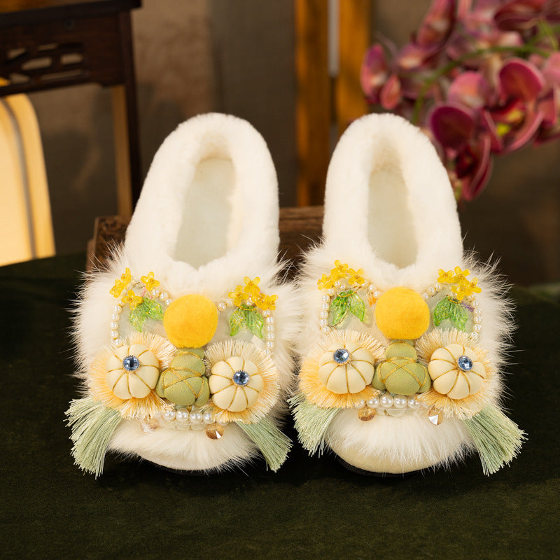 XiYue · 2025 Embroidered Tiger Slippers