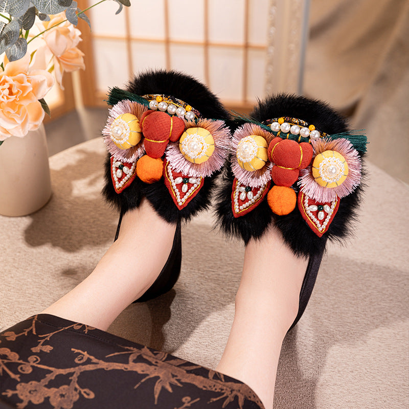 Shuyan · 2025 Embroidered Tiger Flats