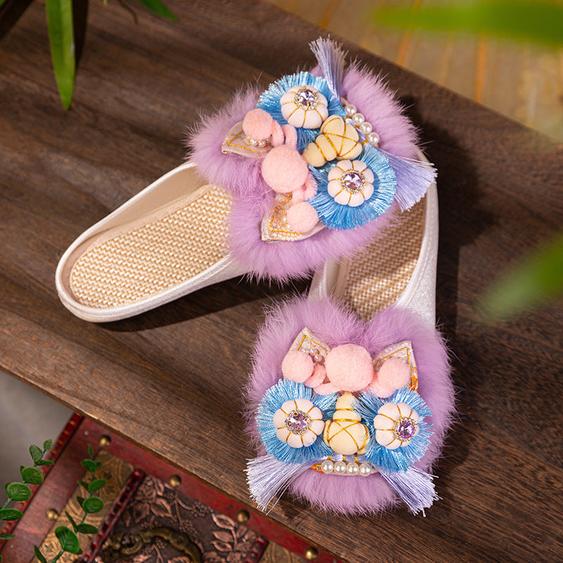 Zhiyou Embroidered Slippers · 2025 Spring-Summer Collection