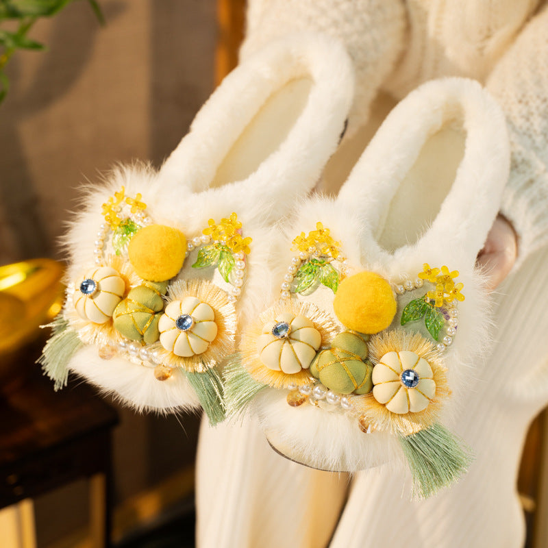 XiYue · 2025 Embroidered Tiger Slippers