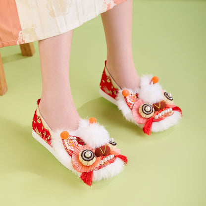 Awakening Lion Joy · 2025 Embroidered Tiger Flats