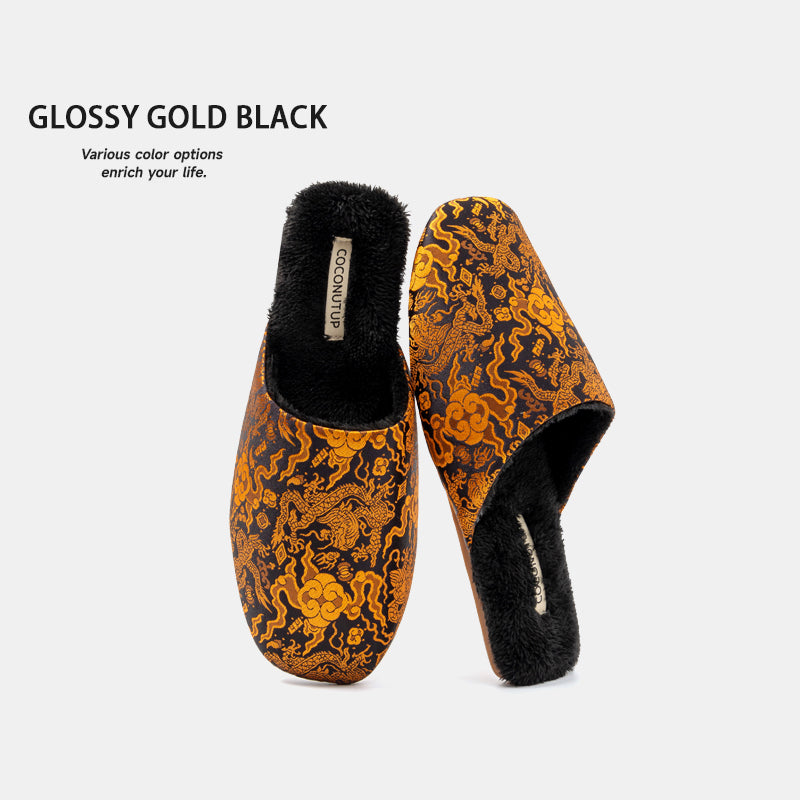 Chinese Elegance · 2025 Embroidered Satin Slippers