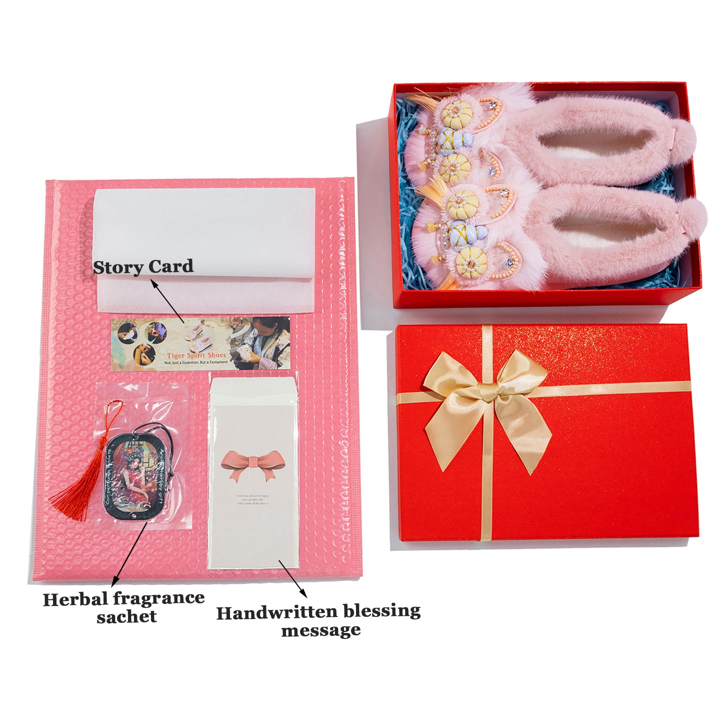 Tiger Spirit Shoes-Tiger of Freedom Handcrafted Intangible Cultural Heritage Embroidery