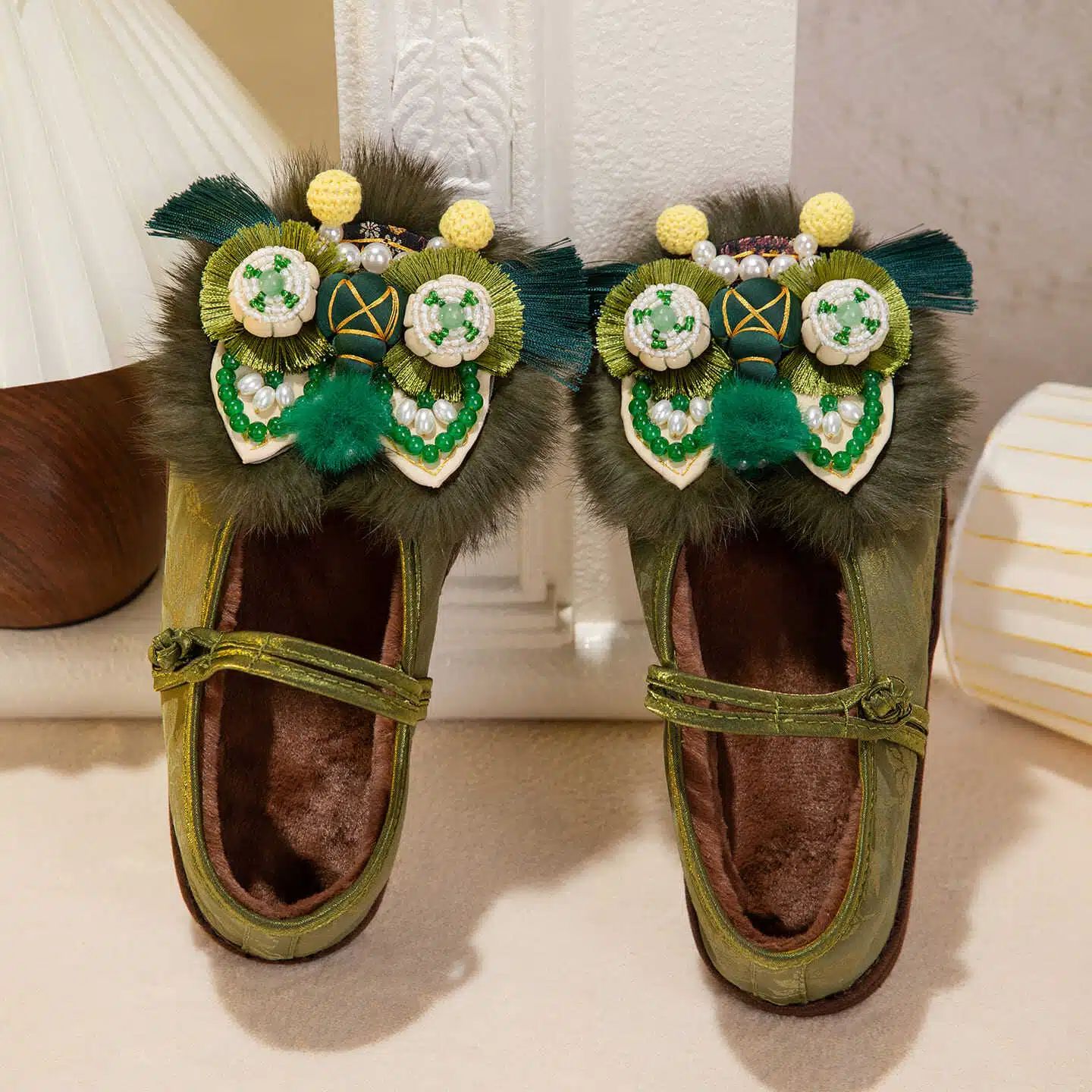 Tiger Spirit Shoes-Tiger of Abundance Handcrafted Intangible Cultural Heritage Embroidery