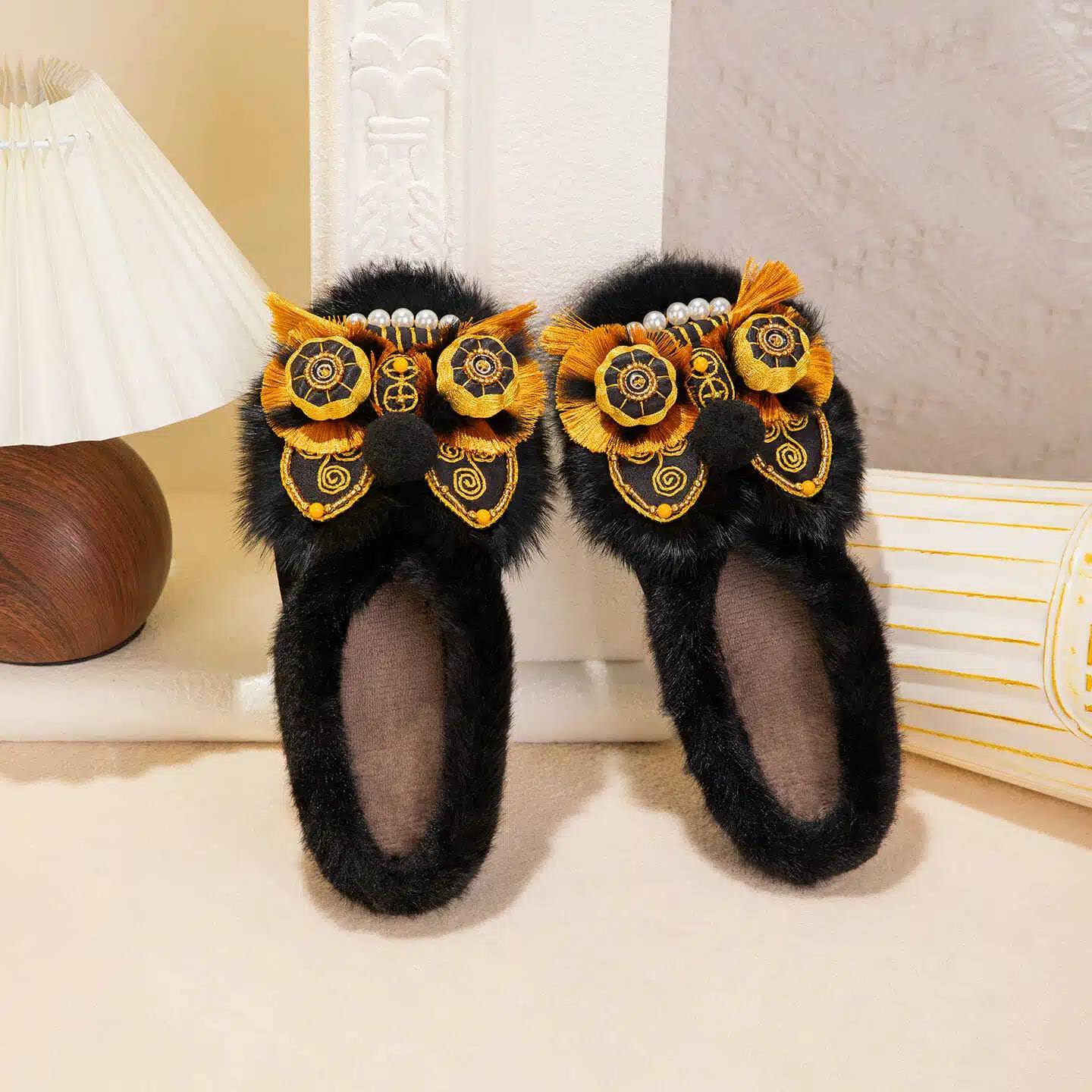 Tiger Spirit Shoes-Tiger of Power Handcrafted Intangible Cultural Heritage Embroidery Women’s Shoes