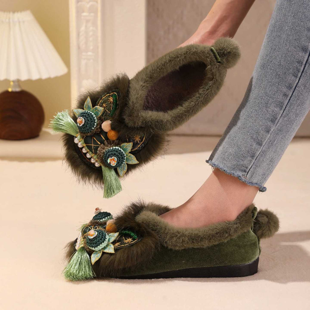 Tiger Spirit Shoes-Tiger of Protection Handcrafted Intangible Cultural Heritage Embroidery