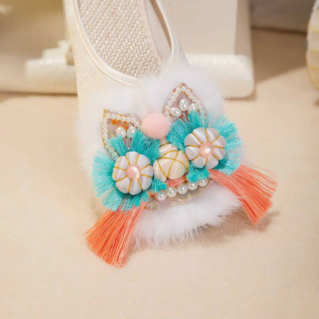 Tiger Spirit Shoes-Tiger of Joy Handcrafted Intangible Cultural Heritage Embroidery