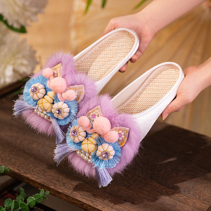 Zhiyou Embroidered Slippers · 2025 Spring-Summer Collection