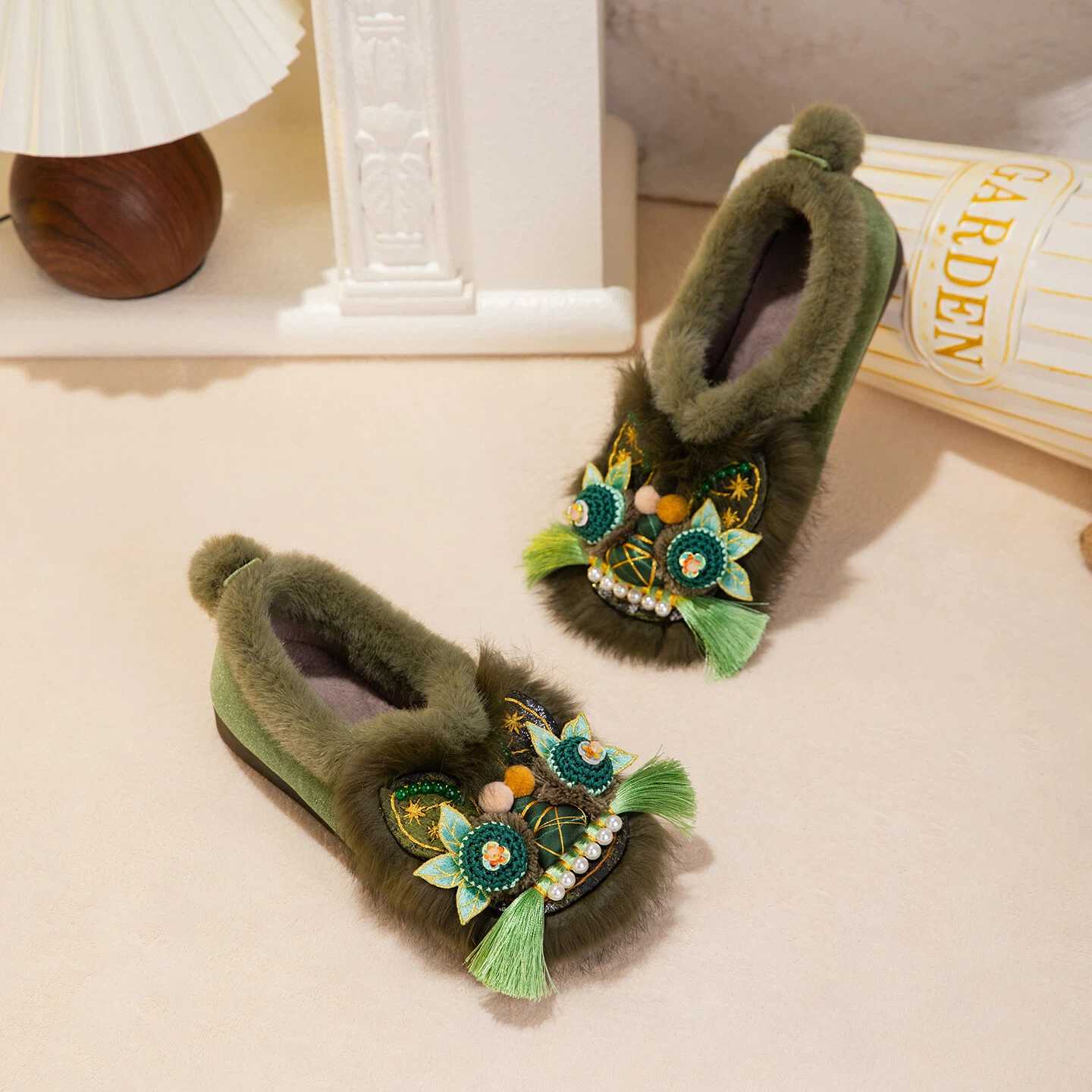 Tiger Spirit Shoes-Tiger of Protection Handcrafted Intangible Cultural Heritage Embroidery