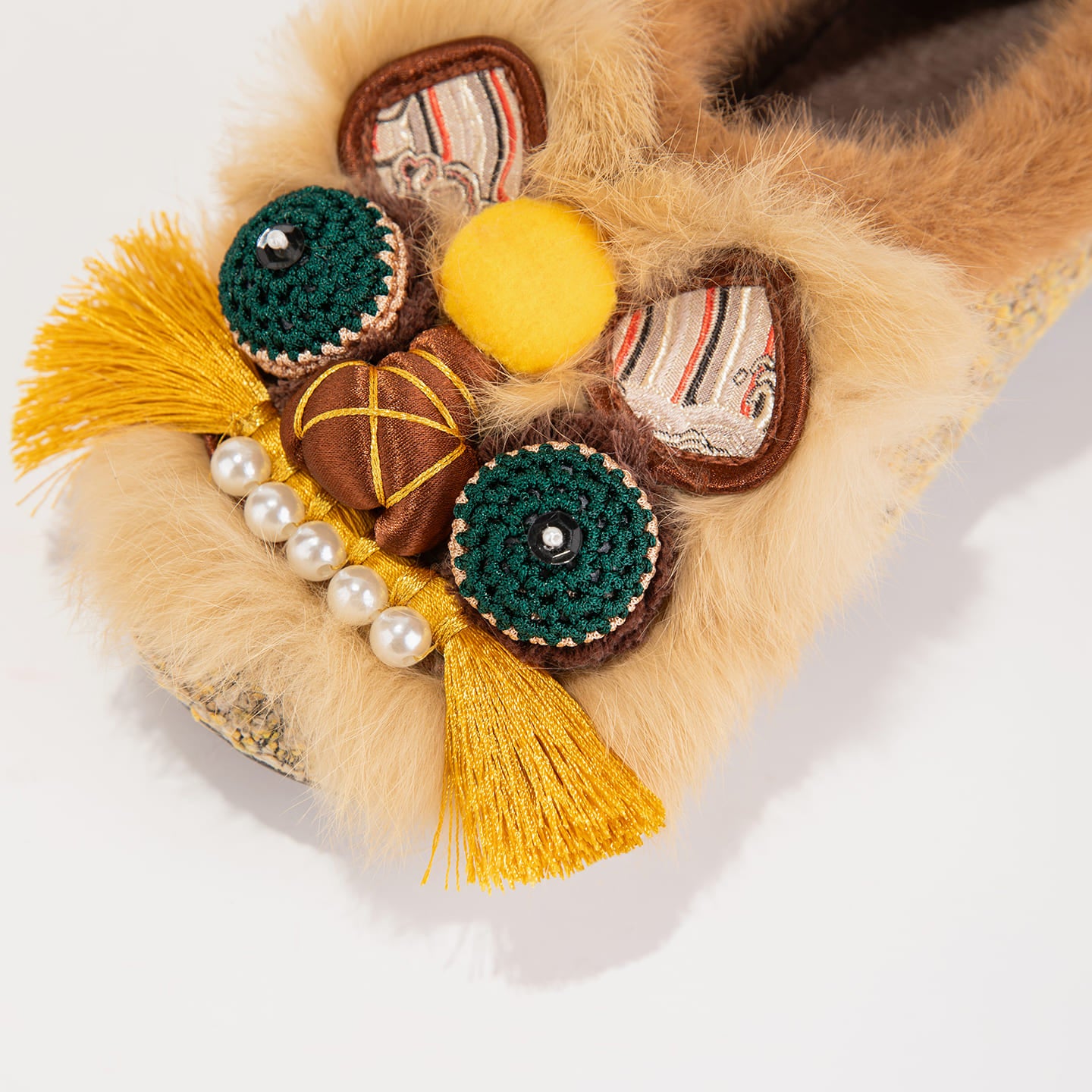 Tiger Spirit Shoes-Tiger of Wealth Handcrafted Intangible Cultural Heritage Embroidery