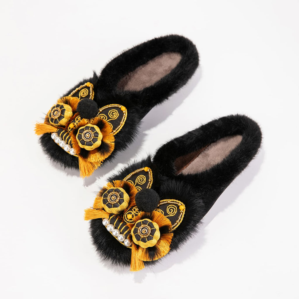 Tiger Spirit Shoes-Tiger of Power Handcrafted Intangible Cultural Heritage Embroidery Women’s Shoes