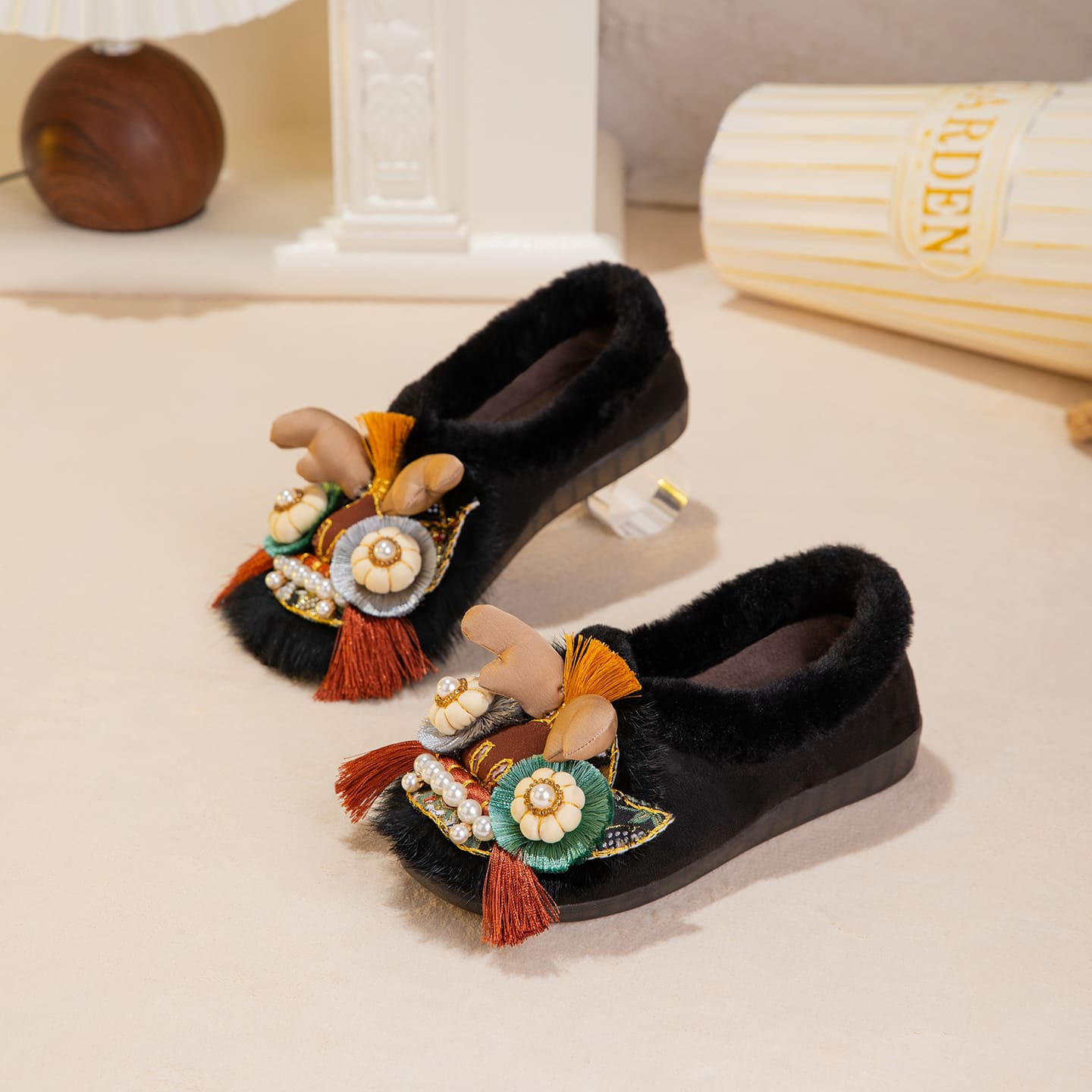 Tiger Spirit Shoes-Tiger of Courage Handcrafted Intangible Cultural Heritage Embroidery