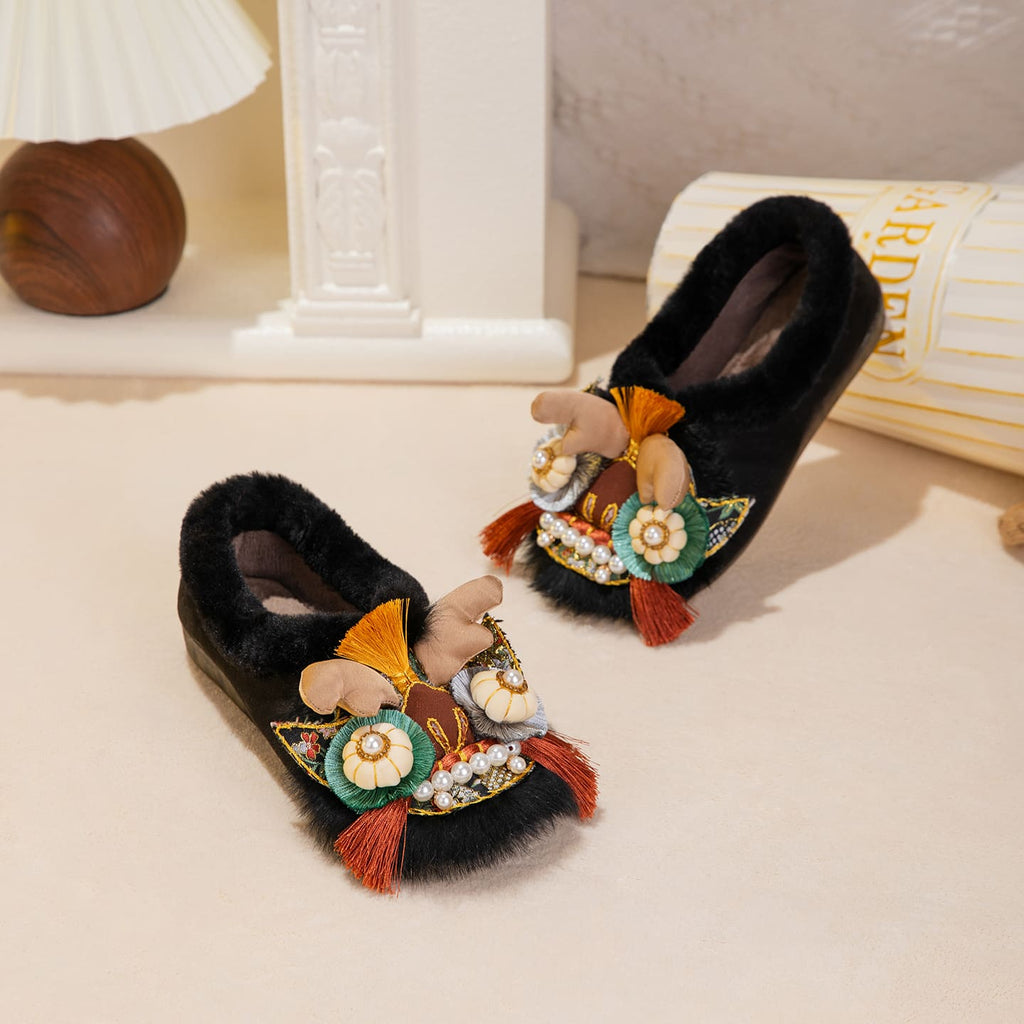 Tiger Spirit Shoes-Tiger of Courage Handcrafted Intangible Cultural Heritage Embroidery