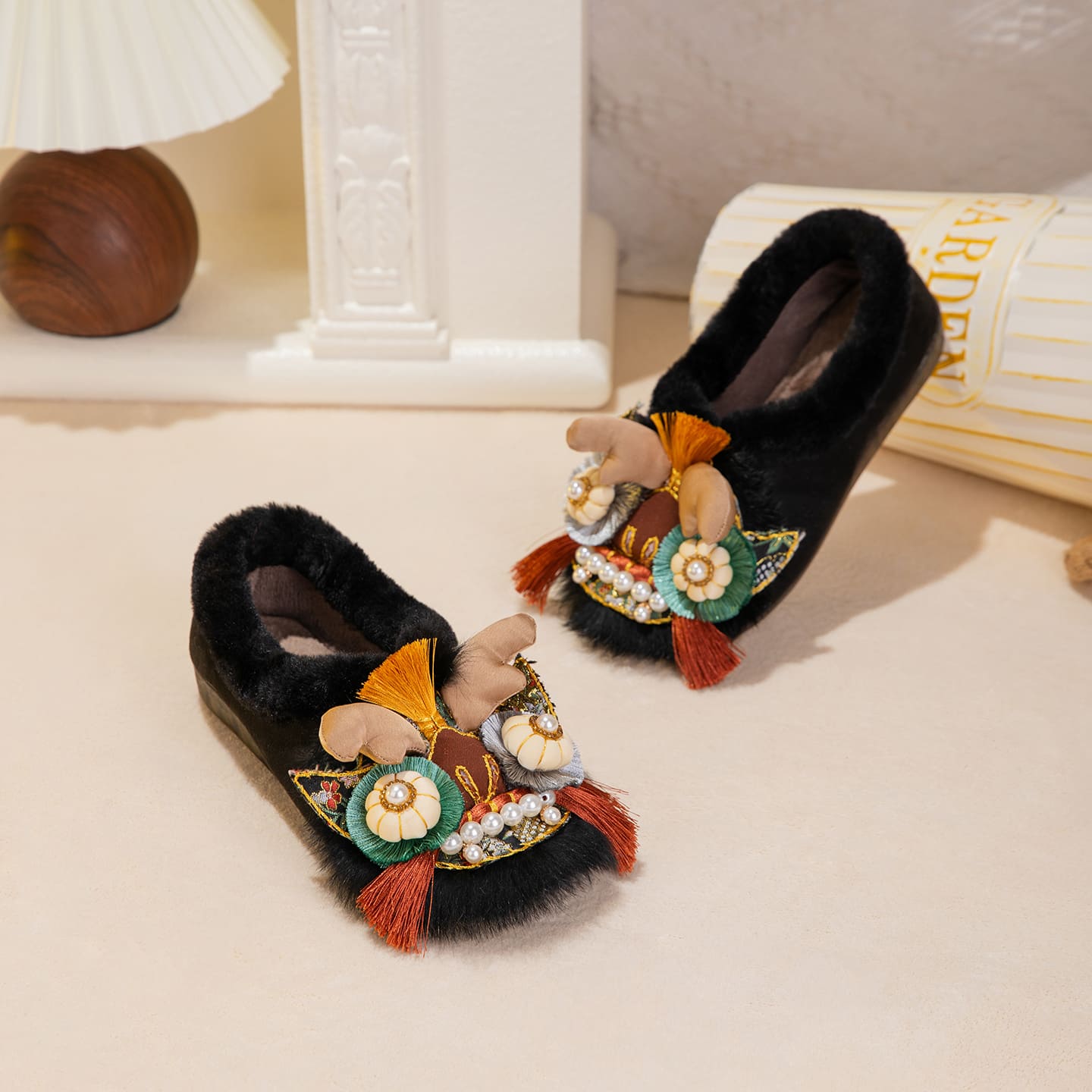 Tiger Spirit Shoes-Tiger of Courage Handcrafted Intangible Cultural Heritage Embroidery