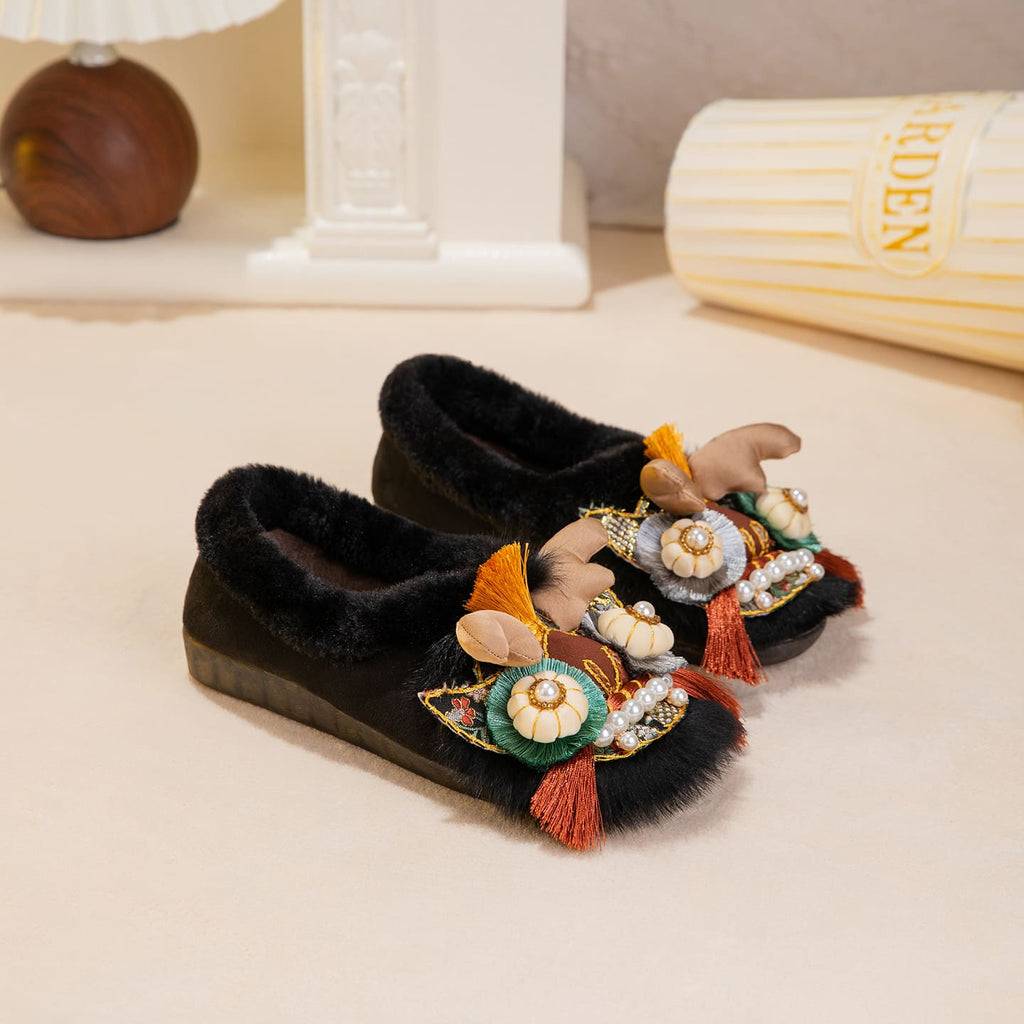 Tiger Spirit Shoes-Tiger of Courage Handcrafted Intangible Cultural Heritage Embroidery