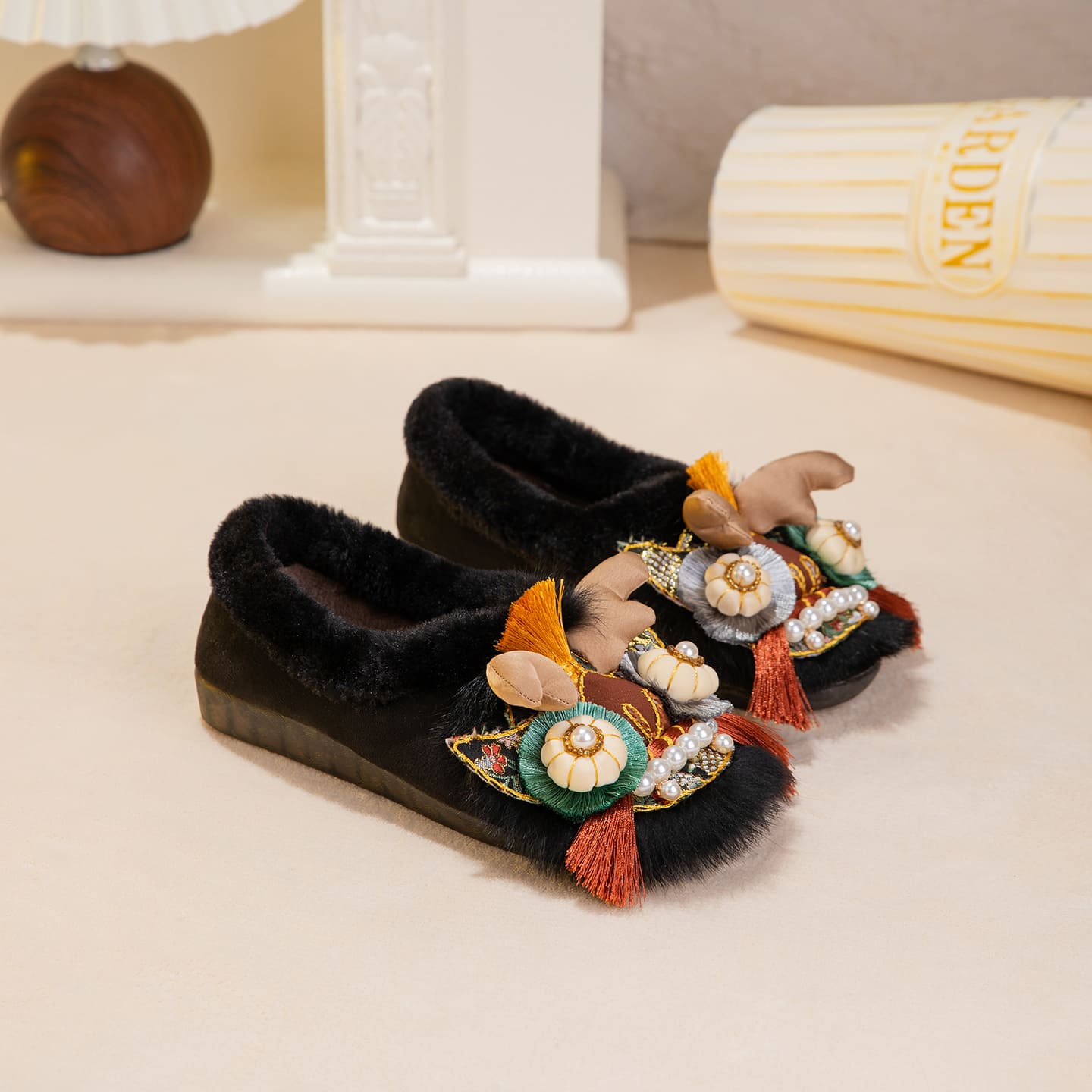 Tiger Spirit Shoes-Tiger of Courage Handcrafted Intangible Cultural Heritage Embroidery