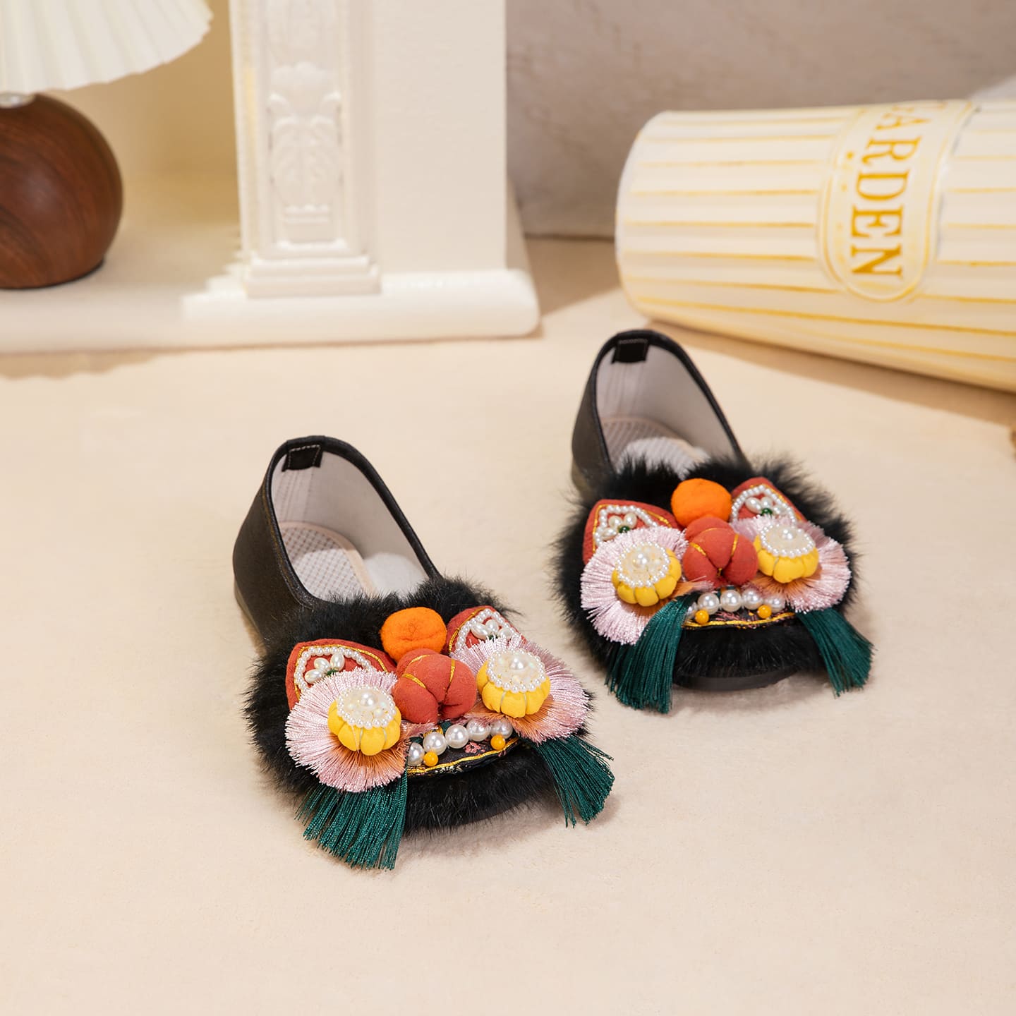 Tiger Spirit Shoes-Tiger of Freedom Handcrafted Intangible Cultural Heritage Embroidery