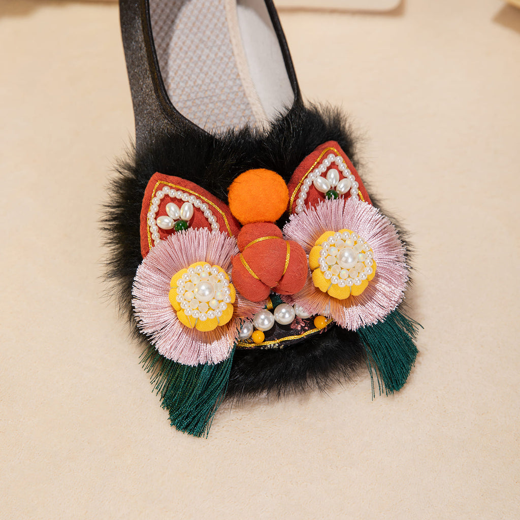 Tiger Spirit Shoes-Tiger of Freedom Handcrafted Intangible Cultural Heritage Embroidery