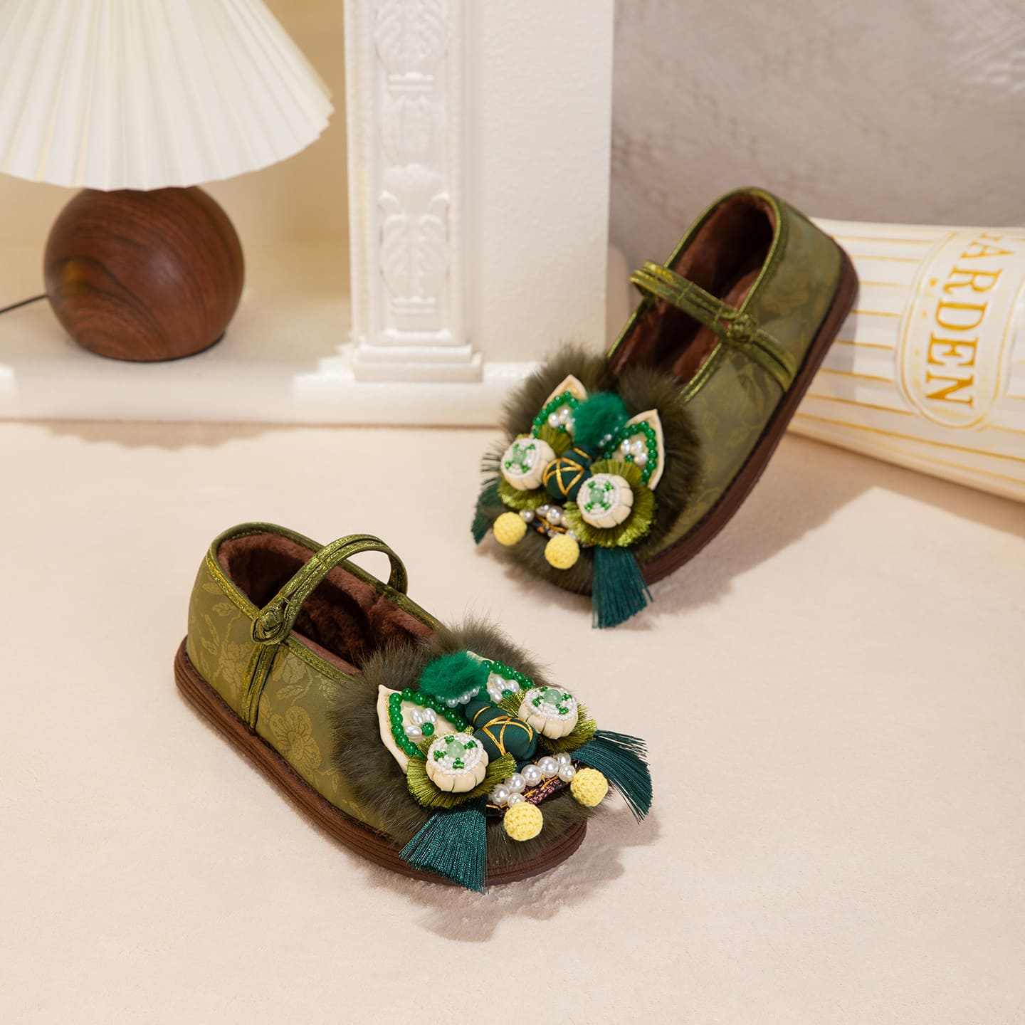 Tiger Spirit Shoes-Tiger of Abundance Handcrafted Intangible Cultural Heritage Embroidery