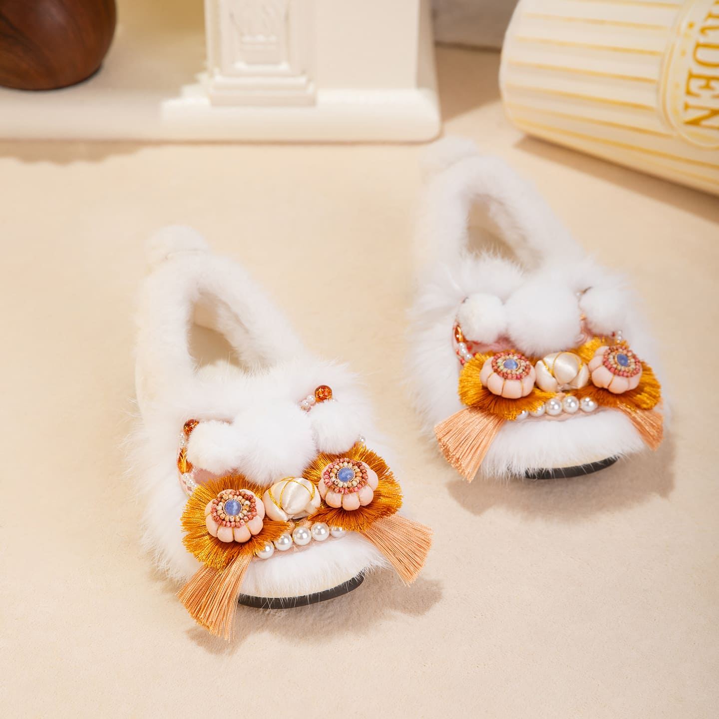 Tiger Spirit Shoes-Guardian Tiger Handcrafted Intangible Cultural Heritage Embroidery Women’s Shoes